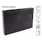 Better Office Products 7-Ring Leatherette Executive Ledger/Check Binder, Zipper Pouch, Holds 9x13in Business Checks, Black 11300 - alternate 4